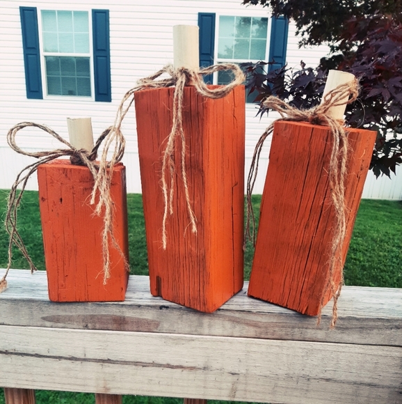 Rustic Pumpkin Set - Picture 1 of 3